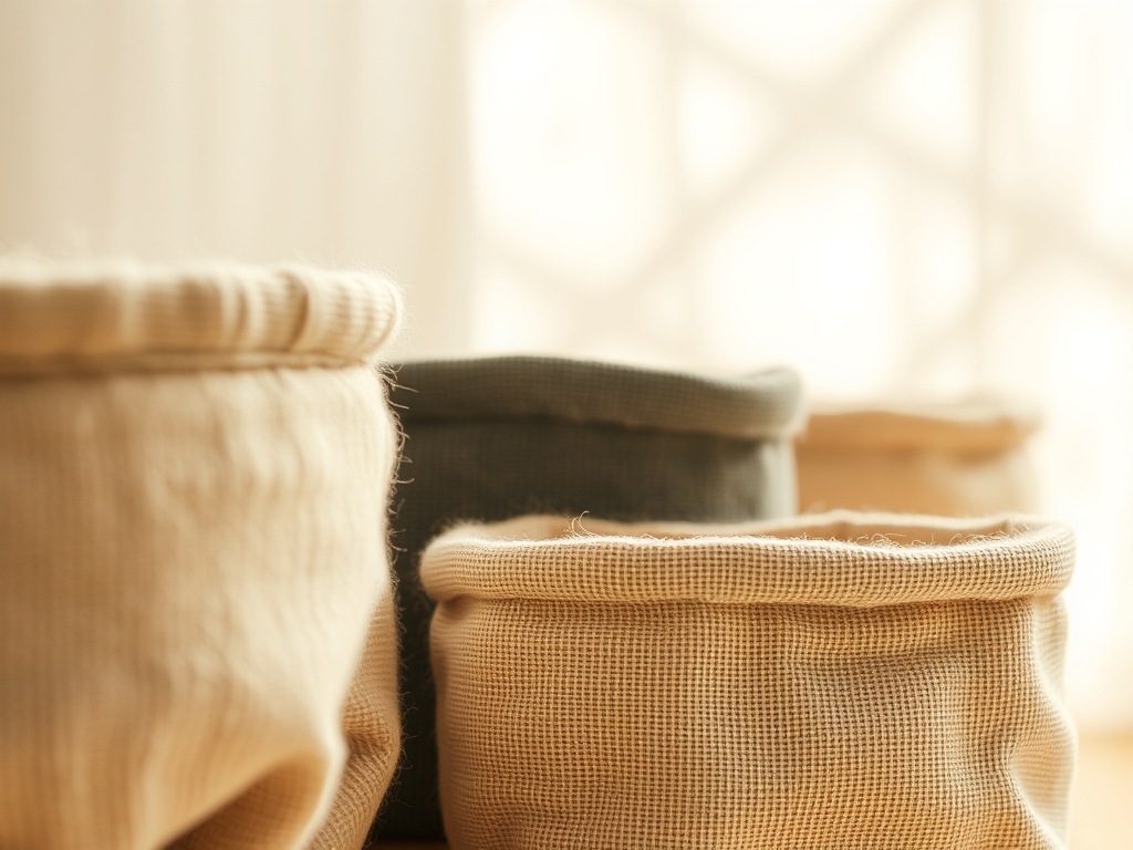 Handmade Fabric Bins