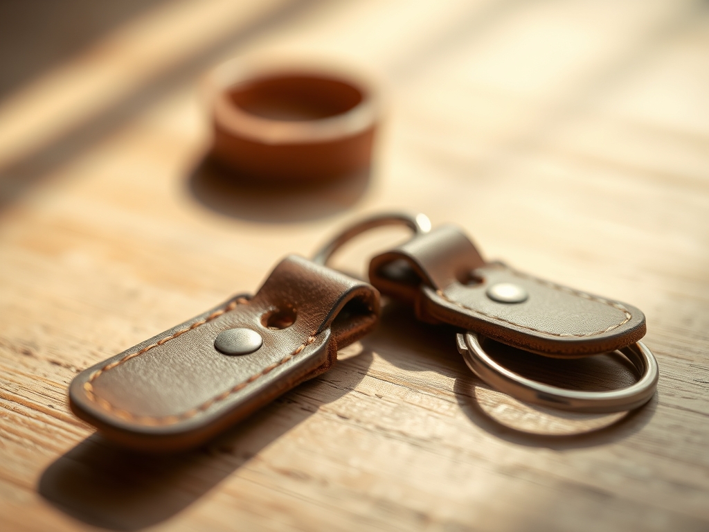 Handmade Leather Keychains