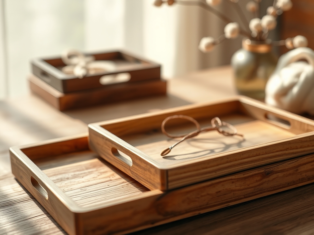 Handmade Wooden Trays